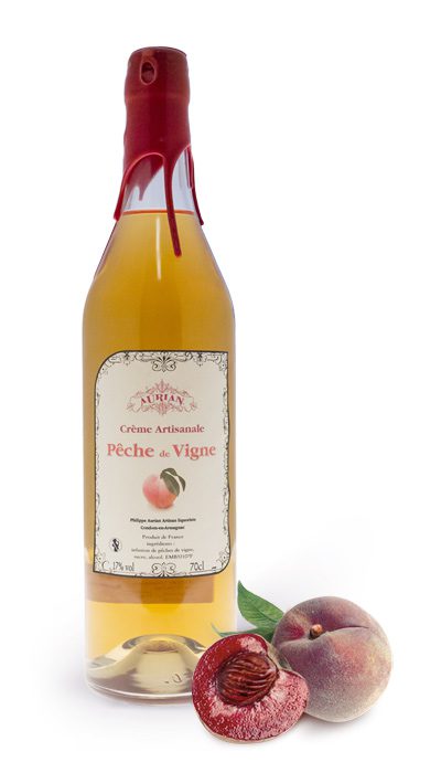 Crème de pêches de vigne 17°